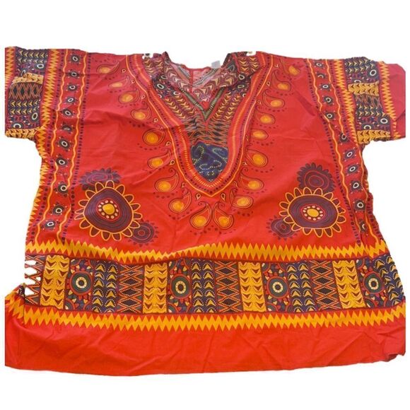 Men's Spirit Halloween Shirt L/XL Red Yellow costume - Picture 3 of 7